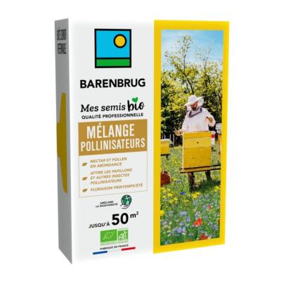 MELANGE POLLINISATEURS BIO 250 GR/50 M2