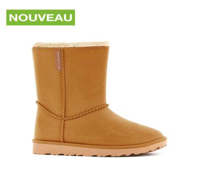 DEMI BOTTE FOURREE CHEYENNE OCRE - TAILLE 42/43