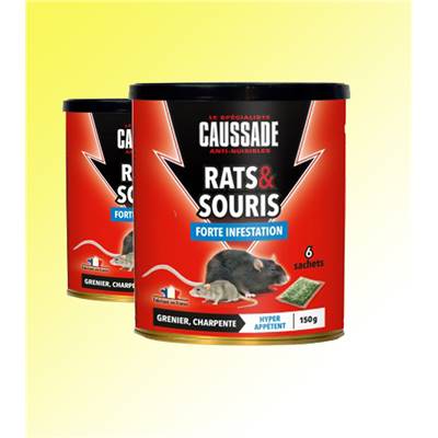RATS SOURIS CEREALES - 6 X 25 G