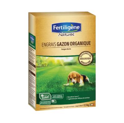 ENGRAIS GAZON ORAGNIQUE - 2.5 KG POUR 100 M2