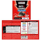 SOURICIDE RATICIDE - 15 X 10 G SOIT 150 G